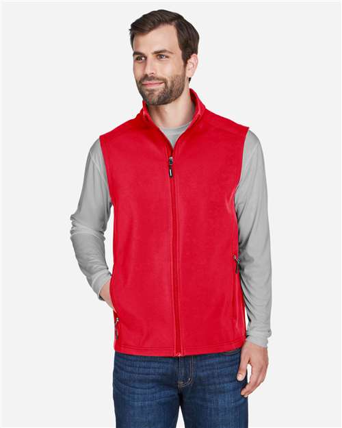 Men's Cruise Two-Layer Fleece Bonded Soft Shell Vest - CORE365 - CE701