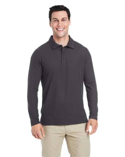 Men's Fusion ChromaSoft™ Long Sleeve Pique Polo - CORE365 - CE112L
