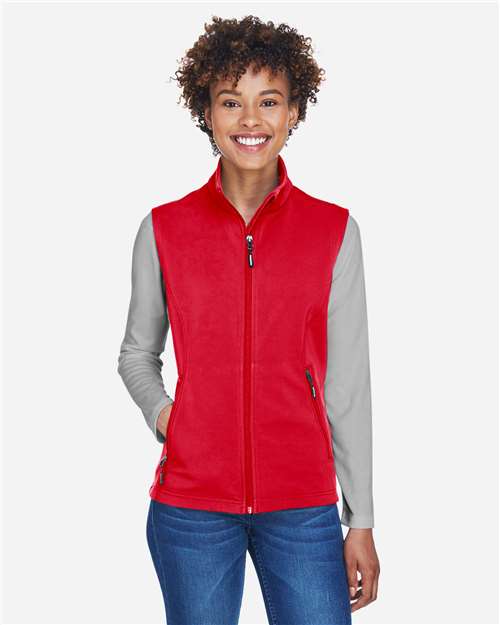 Women's Cruise Two-Layer Fleece Bonded Soft Shell Vest - CORE365 - CE701W