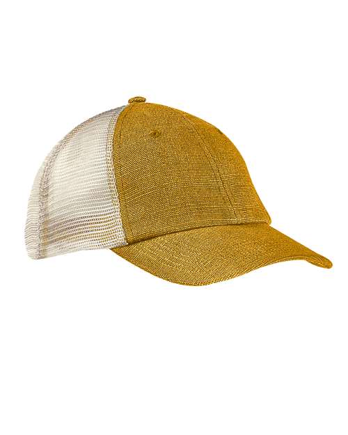 Washed Hemp Soft Mesh Trucker Cap - econscious