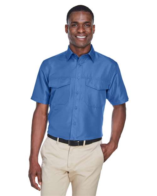 Men's Key West Short Sleeve Performance Staff Shirt - Harriton - M580