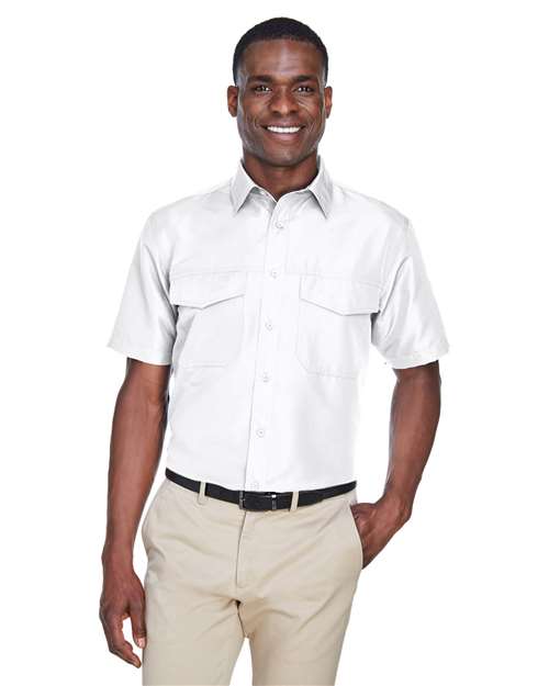 Men's Key West Short Sleeve Performance Staff Shirt - Harriton - M580