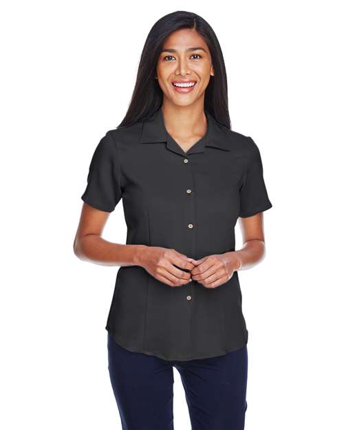 Women's Bahama Cord Camp Shirt - Harriton - M570W