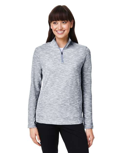 Women's Eclipse Jacquard Quarter-Zip Pullover - North End - NE415W