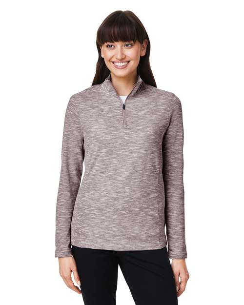 Women's Eclipse Jacquard Quarter-Zip Pullover - North End - NE415W