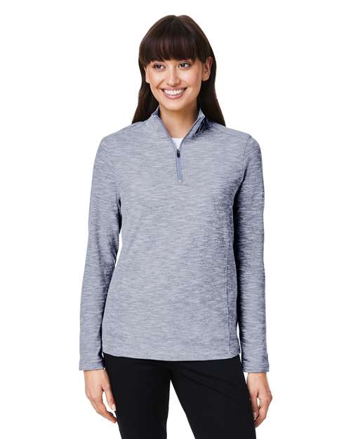 Women's Eclipse Jacquard Quarter-Zip Pullover - North End - NE415W