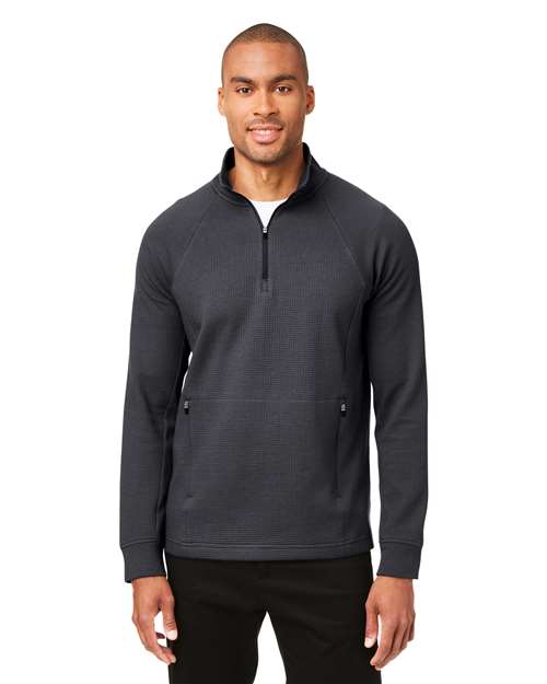 Men's Rhythm Waffle Quarter-Zip Pullover - North End - NE200