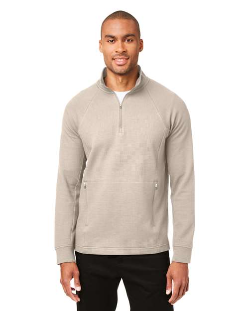 Men's Rhythm Waffle Quarter-Zip Pullover - North End - NE200