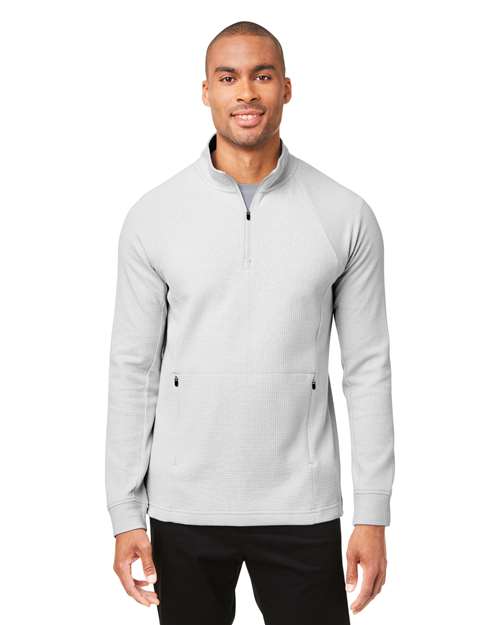 Men's Rhythm Waffle Quarter-Zip Pullover - North End - NE200