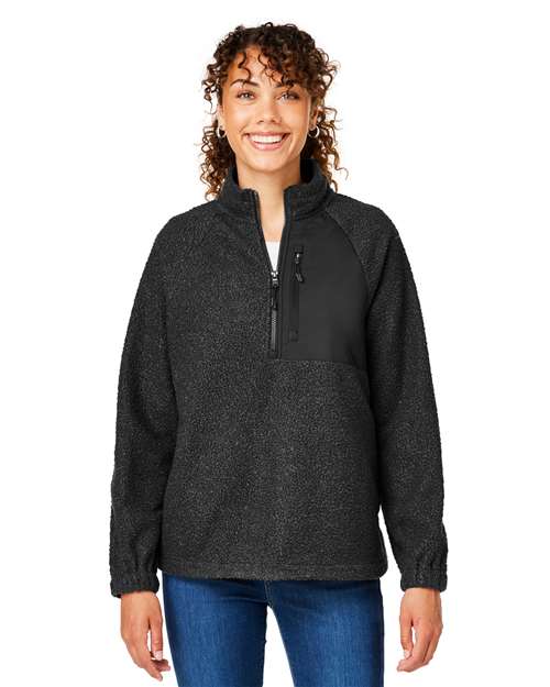 Women's Aura Sweater Fleece Quarter-Zip Pullover - North End - NE713W