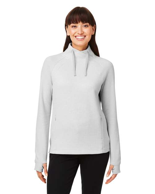 Women's Rhythm Waffle Cross-Neck Pullover - North End - NE200W