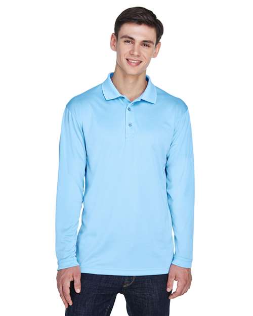 Men's Cool & Dry Sport Long Sleeve Polo - UltraClub - 8405LS