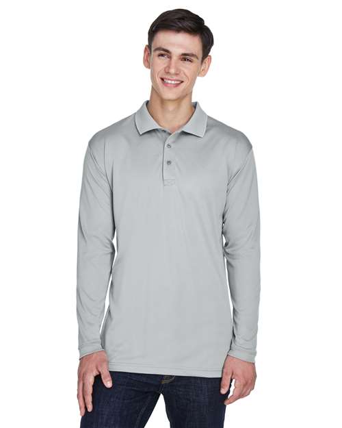 Men's Cool & Dry Sport Long Sleeve Polo – 8405LS - UltraClub