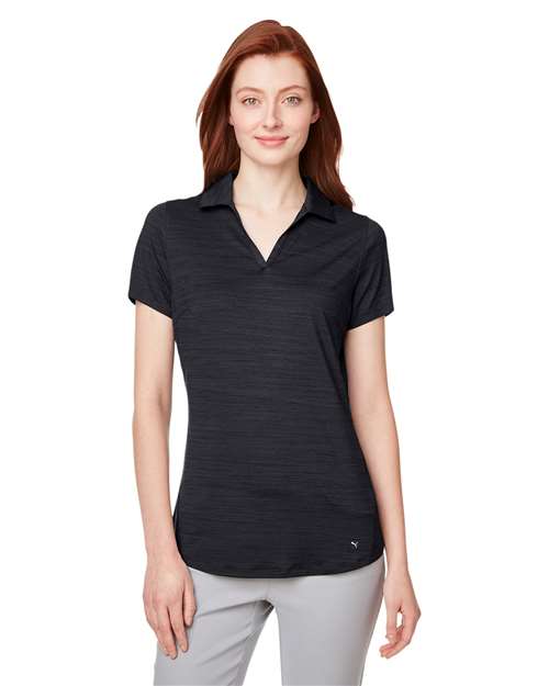 Women's Cloudspun Free V-neck Polo - Puma Golf - 597695