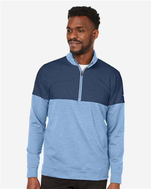 Men's Cloudspun Warm Up Quarter-Zip Pullover - Puma Golf - 595803