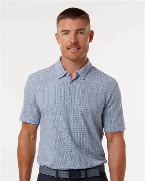 Men's Blended Printed Polo - Adidas – A702