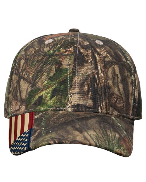 Camo Woven USA Flag Cap - Kati