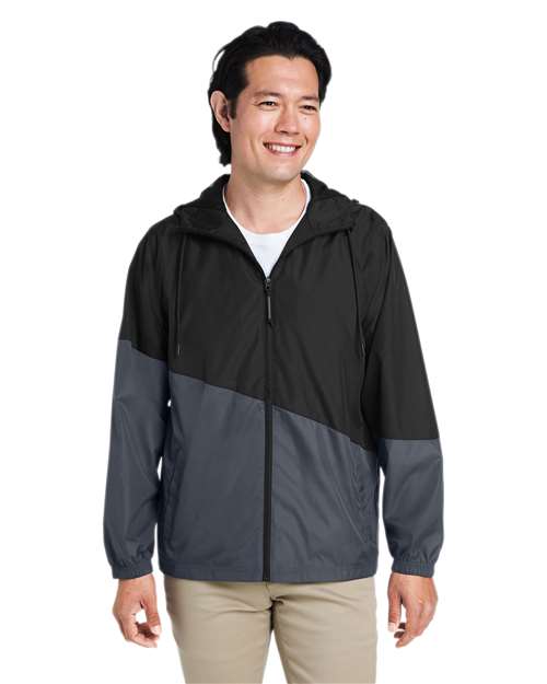 Unisex Techno Lite Colorblock Windbreaker - CORE365 - CE710
