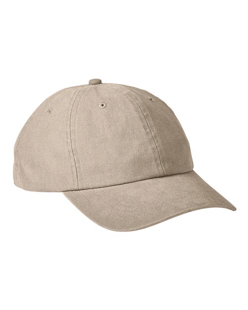 Heavy Washed Canvas Cap - Big Accessories – BA610