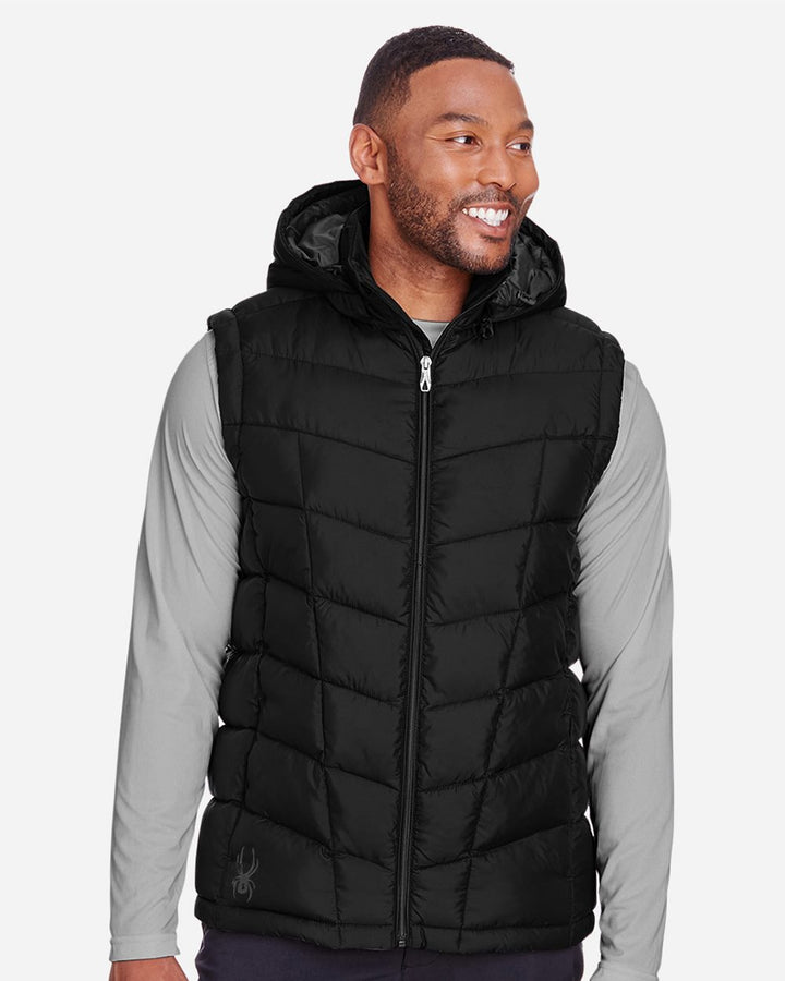 Men's Pelmo Puffer Vest - Spyder - S16642
