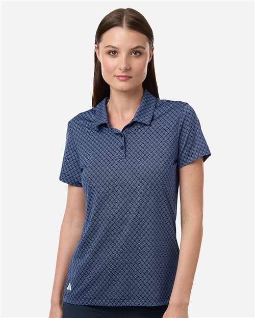 Women's 4-Way Stretch Printed Polo - Adidas – A717