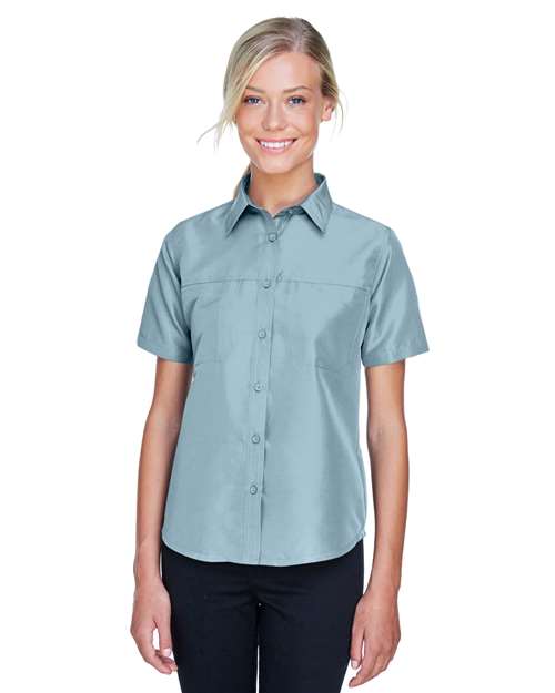 Women's Key West Short Sleeve Performance Staff Shirt - Harriton - M580W