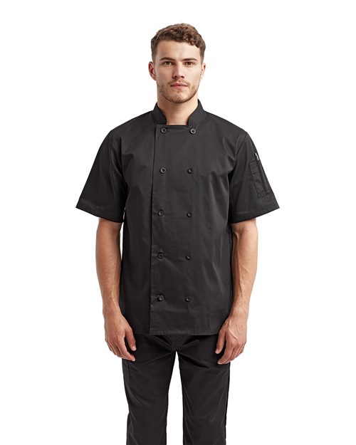 Unisex Short Sleeve Recycled Chef Coat - Artisan Collection by Reprime - RP656