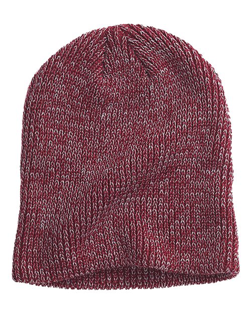 Ribbed Marled Beanie - Big Accessories