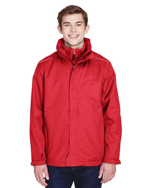 Men's Region 3-in-1 Jacket with Fleece Liner - CORE365 - 88205