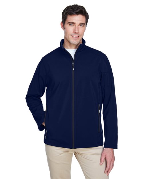 Men's Cruise Two-Layer Fleece Bonded Soft Shell Jacket - CORE365 - 13235
