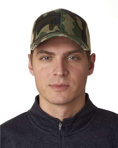 Ollie Distressed Cap - Adams Headwear