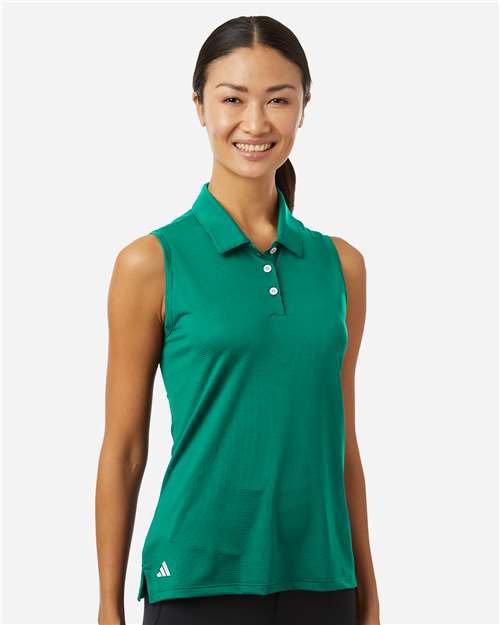 Women's Ottoman Sleeveless Polo - Adidas - A1005