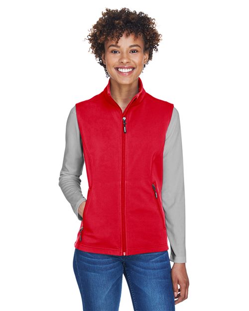 Women's Cruise Two-Layer Fleece Bonded Soft Shell Vest - CORE365 - 13386