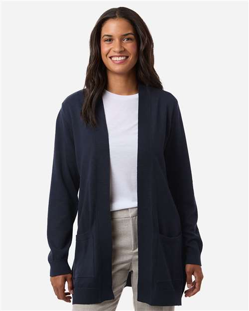 Women's New Classics Open Cardigan Sweater - Devon & Jones - DG447W