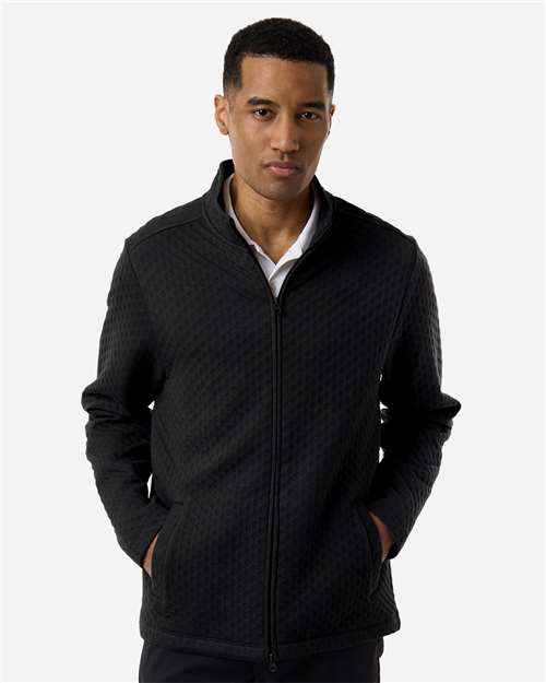 Men's Berkley Textured Full-Zip Jacket - Devon & Jones - DG740