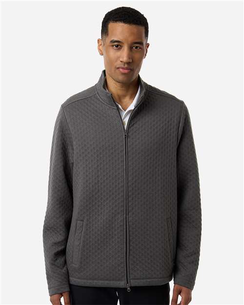 Men's Berkley Textured Full-Zip Jacket - Devon & Jones - DG740