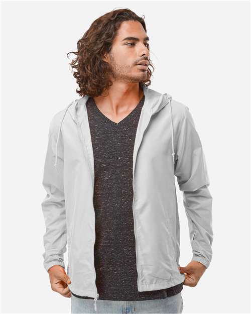 Men's Lightweight Windbreaker Full-Zip Jacket - Independent Trading Co. - EXP54LWZ