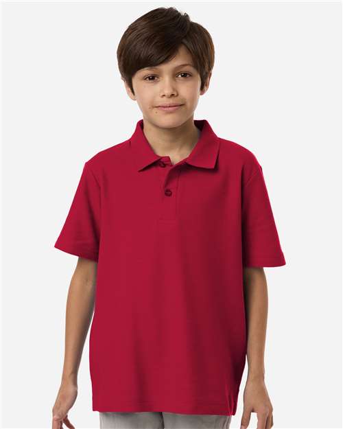 Youth Resolve CVC Performance Pique Polo - CORE365 - CE106Y