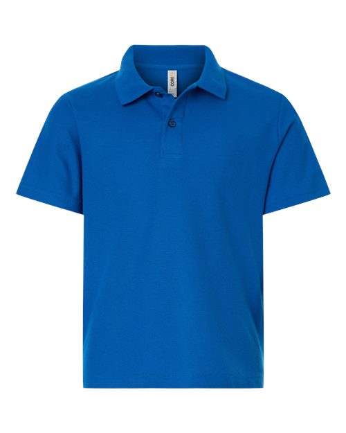 Youth Resolve CVC Performance Pique Polo - CORE365 - CE106Y