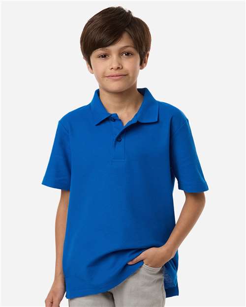 Youth Resolve CVC Performance Pique Polo - CORE365 - CE106Y