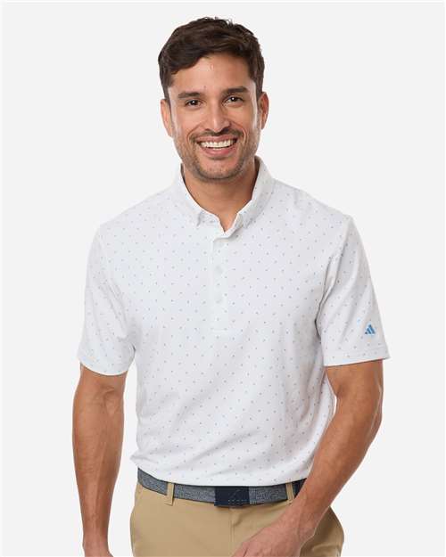 Men's Ultimate365 Micro Print Polo - Adidas – A2028