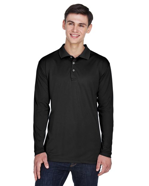 Men's Cool & Dry Sport Long Sleeve Polo - UltraClub - 8405LS