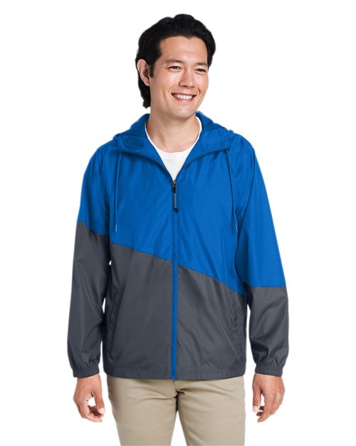 Unisex Techno Lite Colorblock Windbreaker - CORE365 - CE710