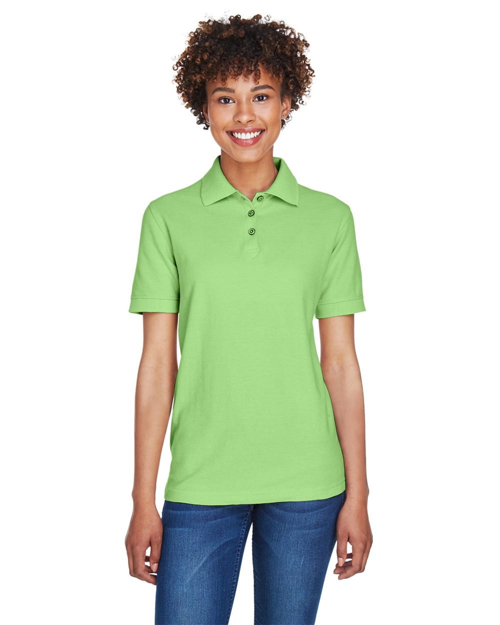 Women's Whisper Pique Polo - UltraClub - 8541