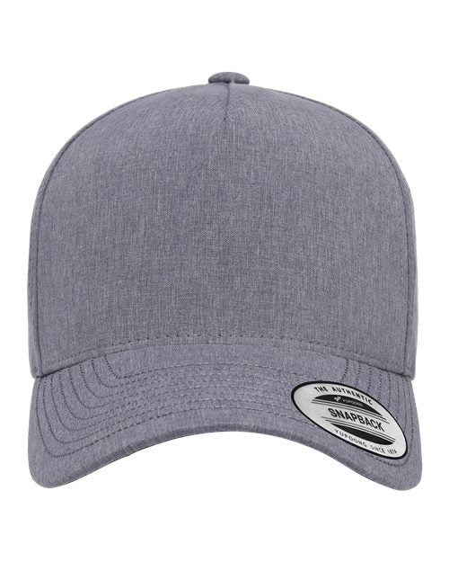 Five-Panel Snapback with Perforated Cap - YP Classics