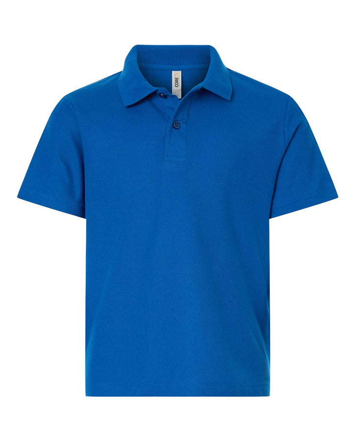 Youth Resolve CVC Performance Pique Polo - CORE365 - CE106Y