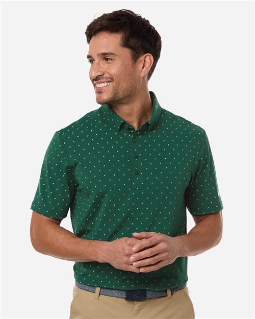Men's Ultimate365 Micro Print Polo - Adidas – A2028