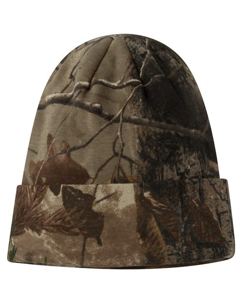 12" Licensed Camo Cuffed Beanie - Kati