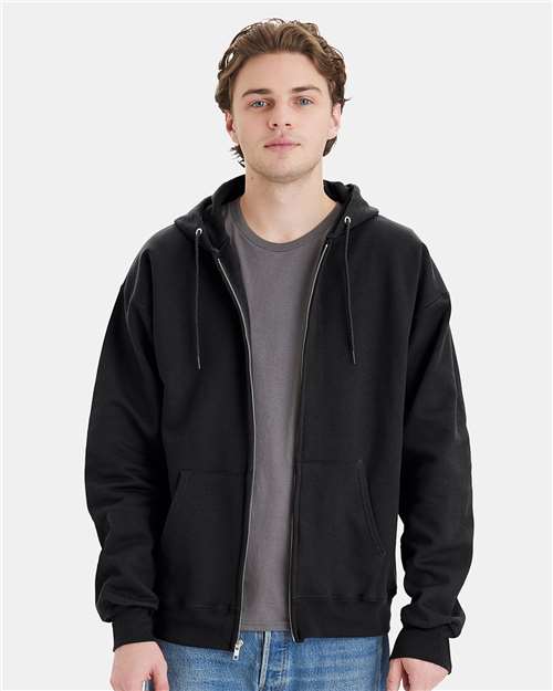 Unisex Ultimate Cotton® Full-Zip Hooded Sweatshirt - Hanes - F280