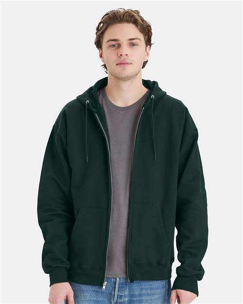 Unisex Ultimate Cotton® Full-Zip Hooded Sweatshirt - Hanes - F280
